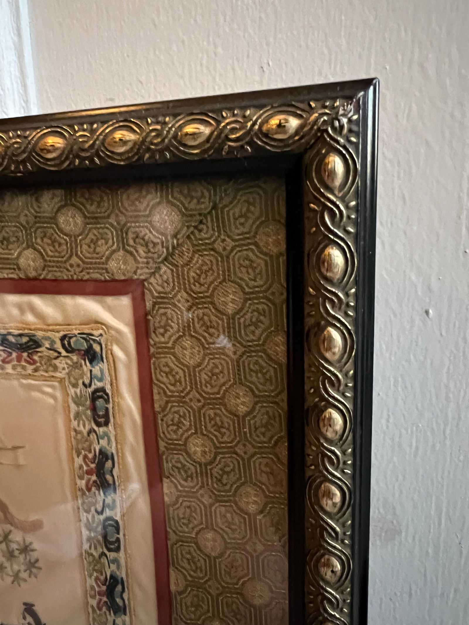 Vintage Framed Hand Embroidered Chinese Silk Tapestry 100 Children at Play - 3