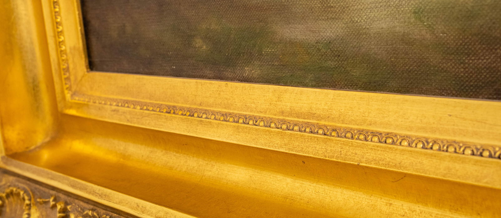 Ford Artist Signed Landscape Oil Painting on Canvas c.1903 - 4