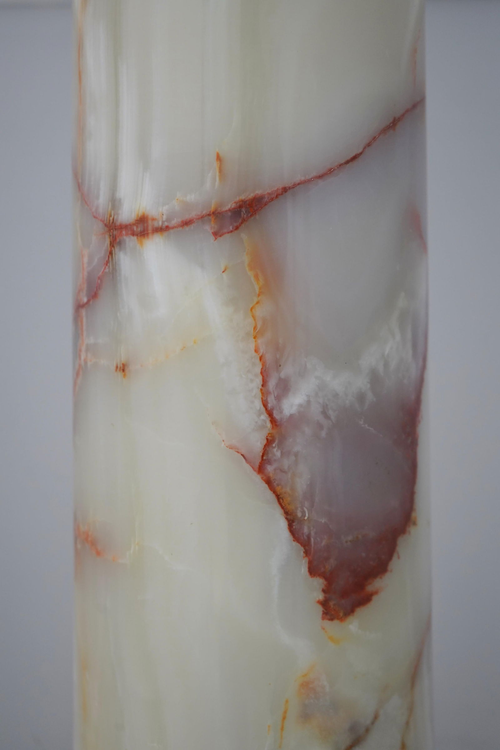 Onyx Marble French Empire Style Column Pedestal - 10