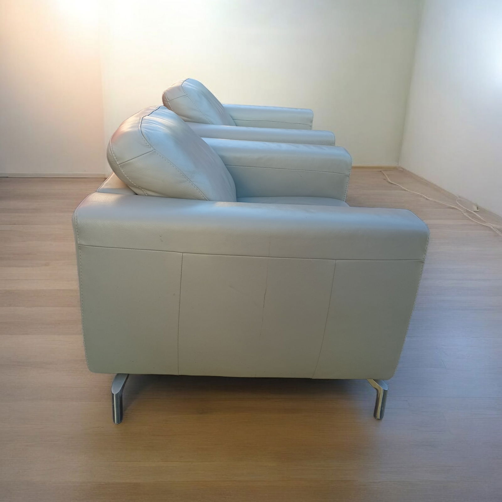 Sollievo B845 (Fabio) Italian Leather Armchairs by Natuzzi Editions - Set of 2 - 3