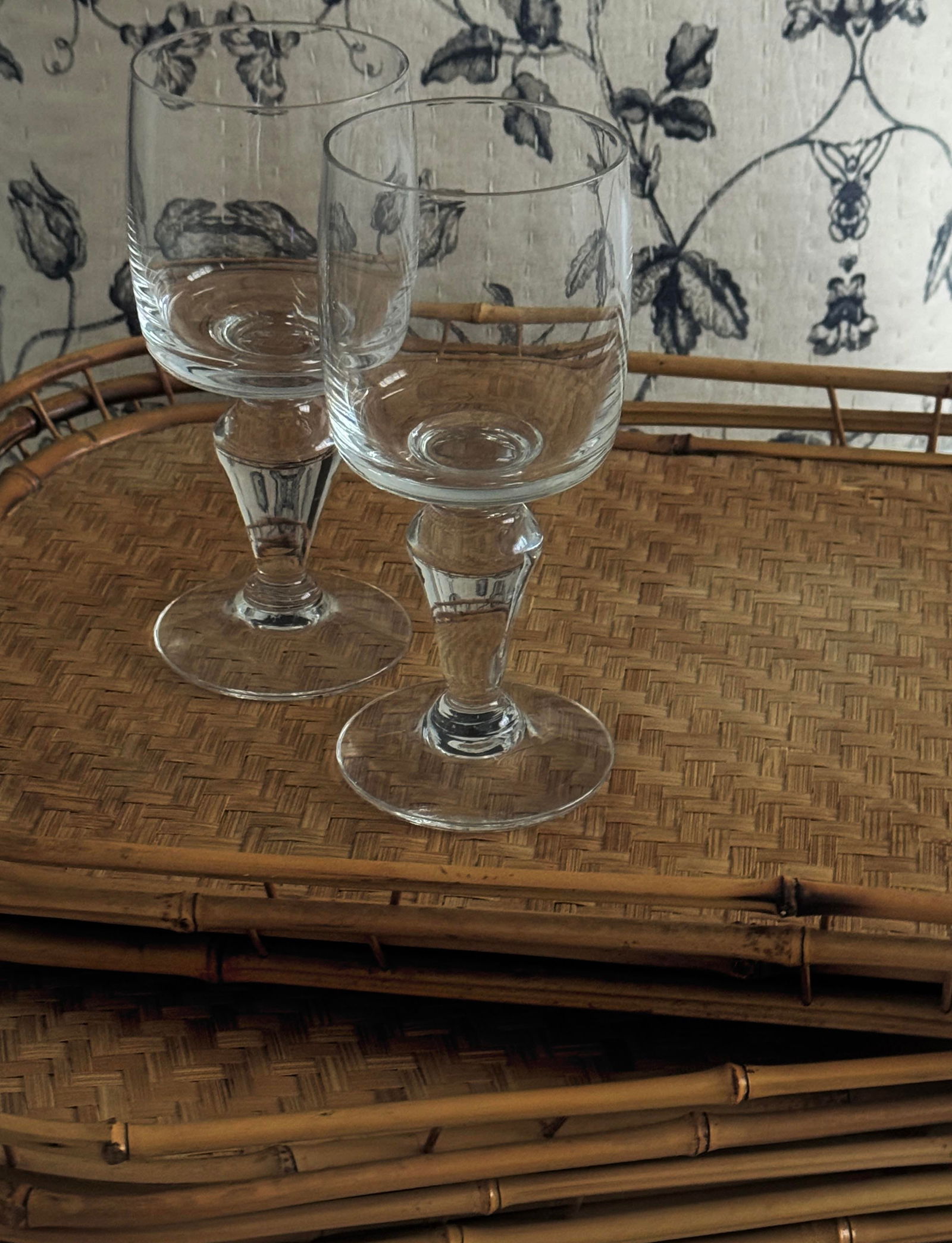 Mid-Century Rattan Nesting Tray Collection, Set of Five (1960s) - 2