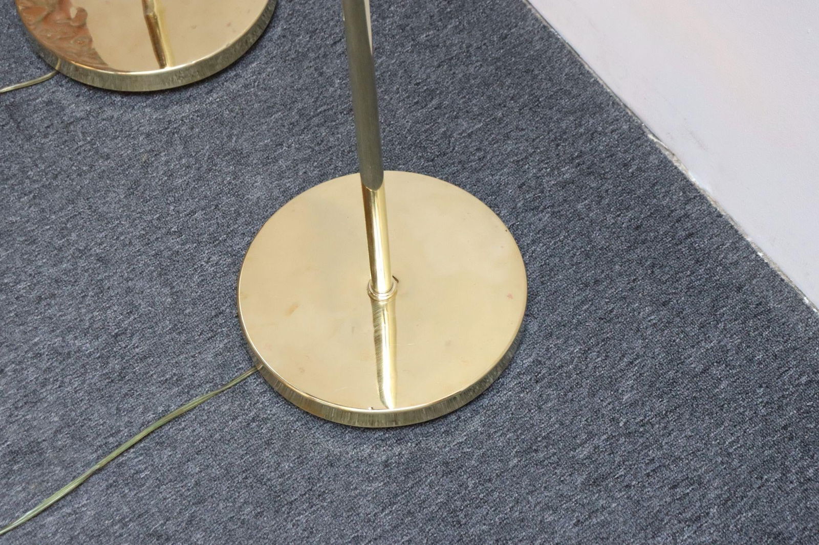 Pair of Vintage Fully Adjustable Floor Lamps by Chapman in Polished Brass - 11