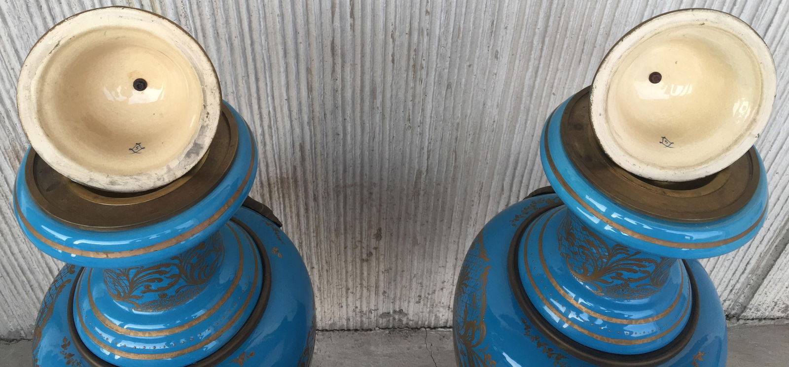 Pair of Large Antiques French Ormolu-Mounted & Painted Pair of Sèvres Porcelain - 4