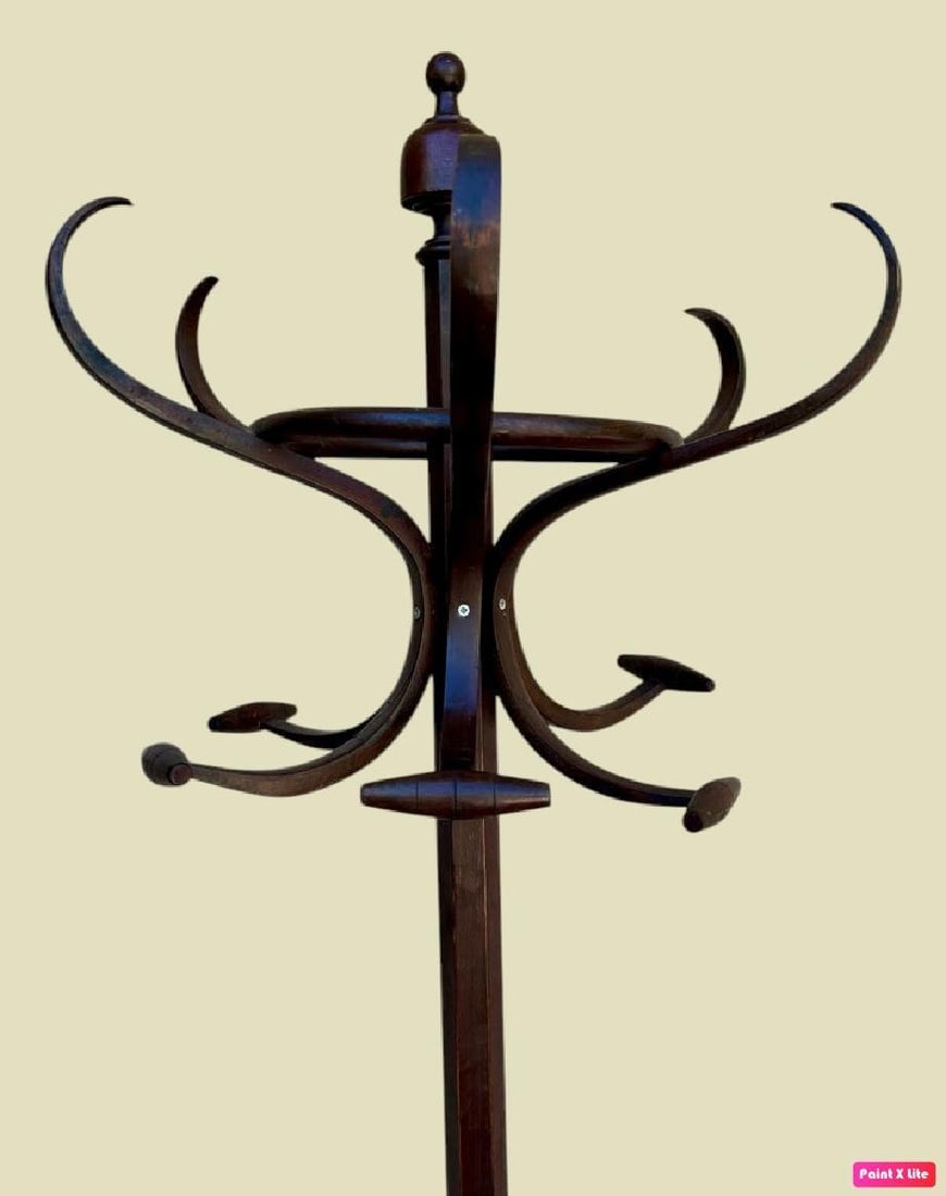 Early 20th Century Coat Stand from Thonet, 1950s - 17
