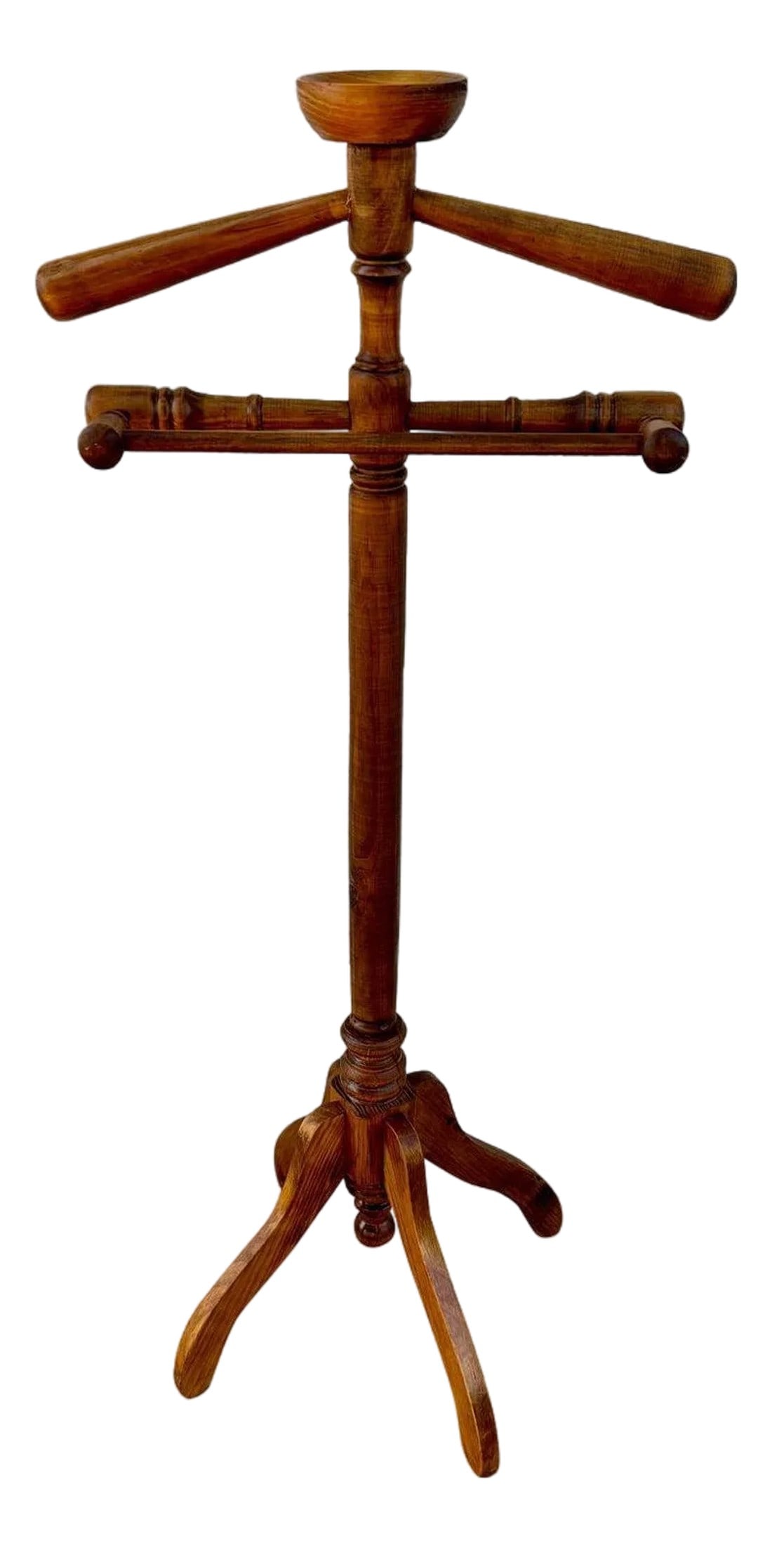 Vintage Spanish Coat Rack in Oak, 1950: Vintage Oak Wood Coat Rack, Spain, 1950 Beautiful and useful vintage oak wood coat rack, made in Spain, in the 50s. Condition: Alterations: Unknown Imperfections: Some Imperfections Condition Notes: G