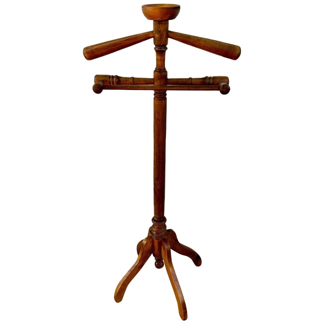 Vintage Spanish Coat Rack in Oak, 1950 - 8