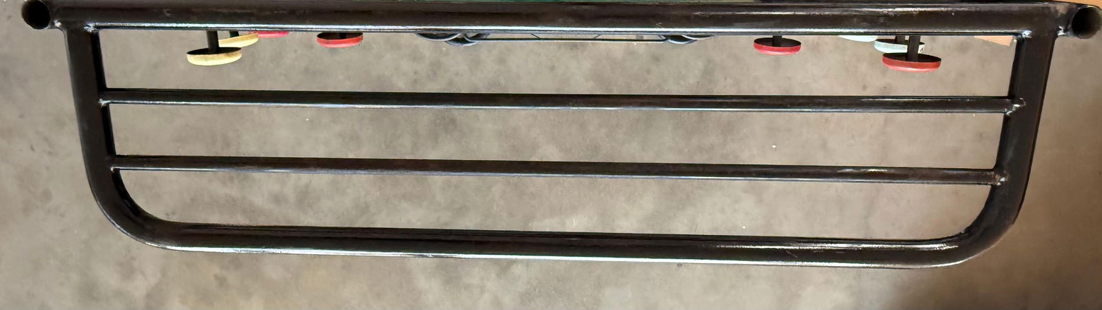 Black Wardrobe-Style Art Deco Hall Stand in Iron, France 1940s - 9