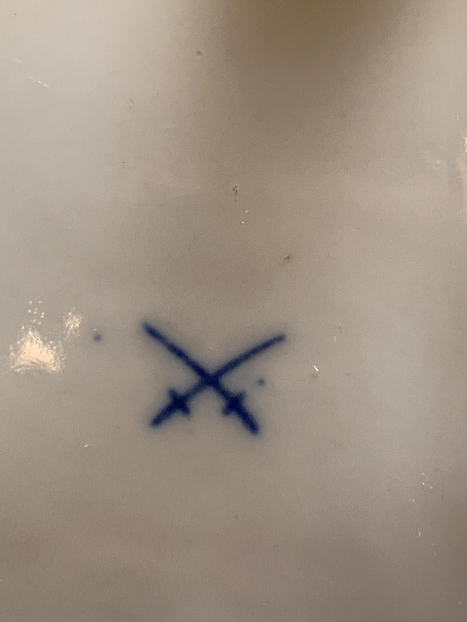 Late 19th Century RococÃ³ Porcelain Figural Cherub Jardinière or Centerpiece Bowl by - 5