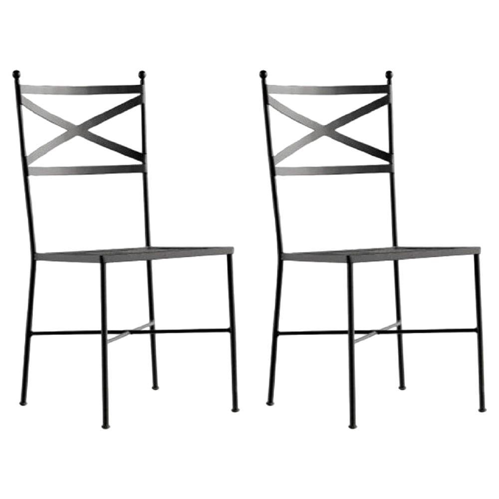 New Iron Dinning Chair with Epoxy Powder Finish - 2