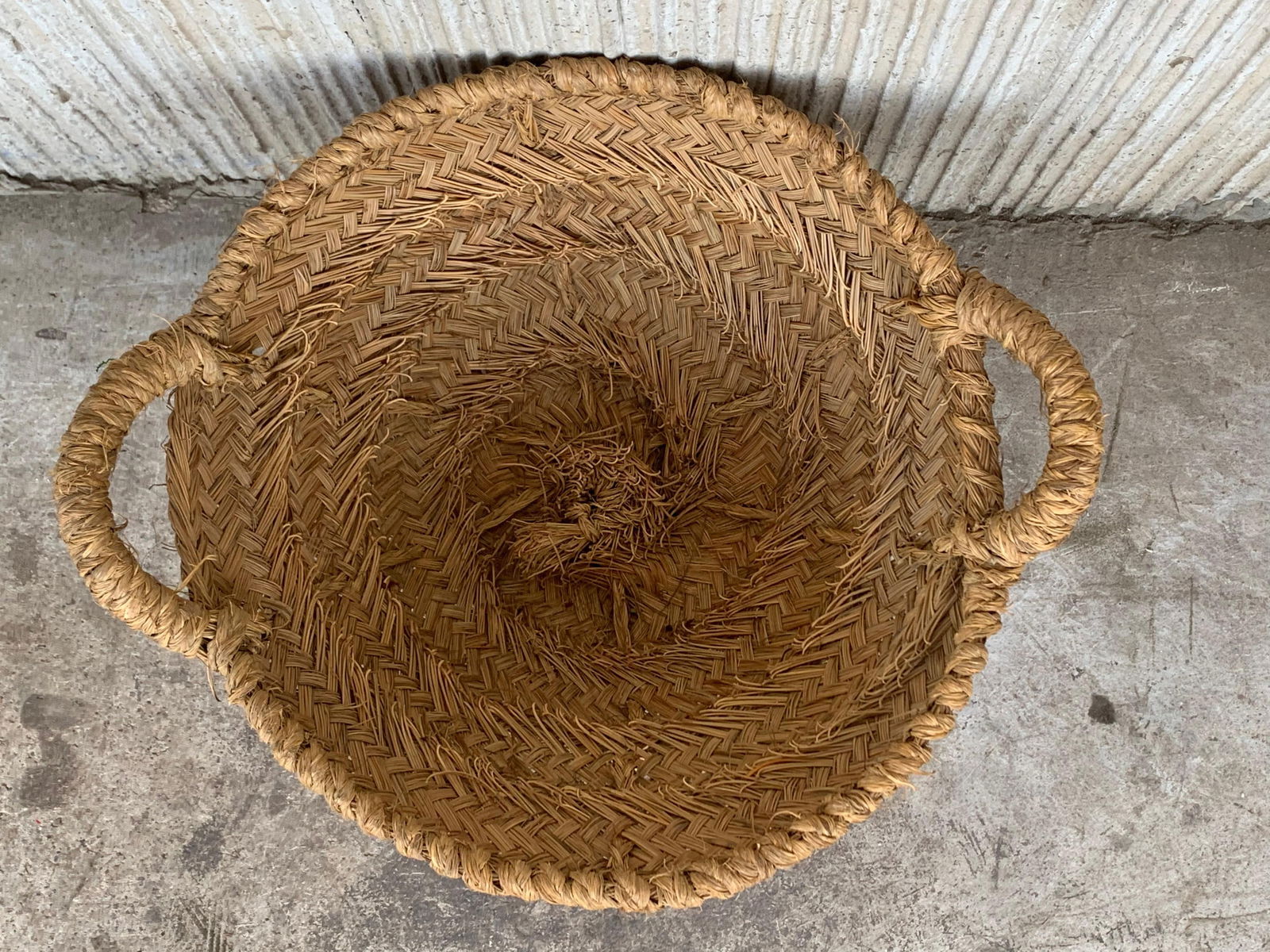 Late 19th Century Set of 8 Spanish Woven Wicker Olive Grape Harvest Basket - 2