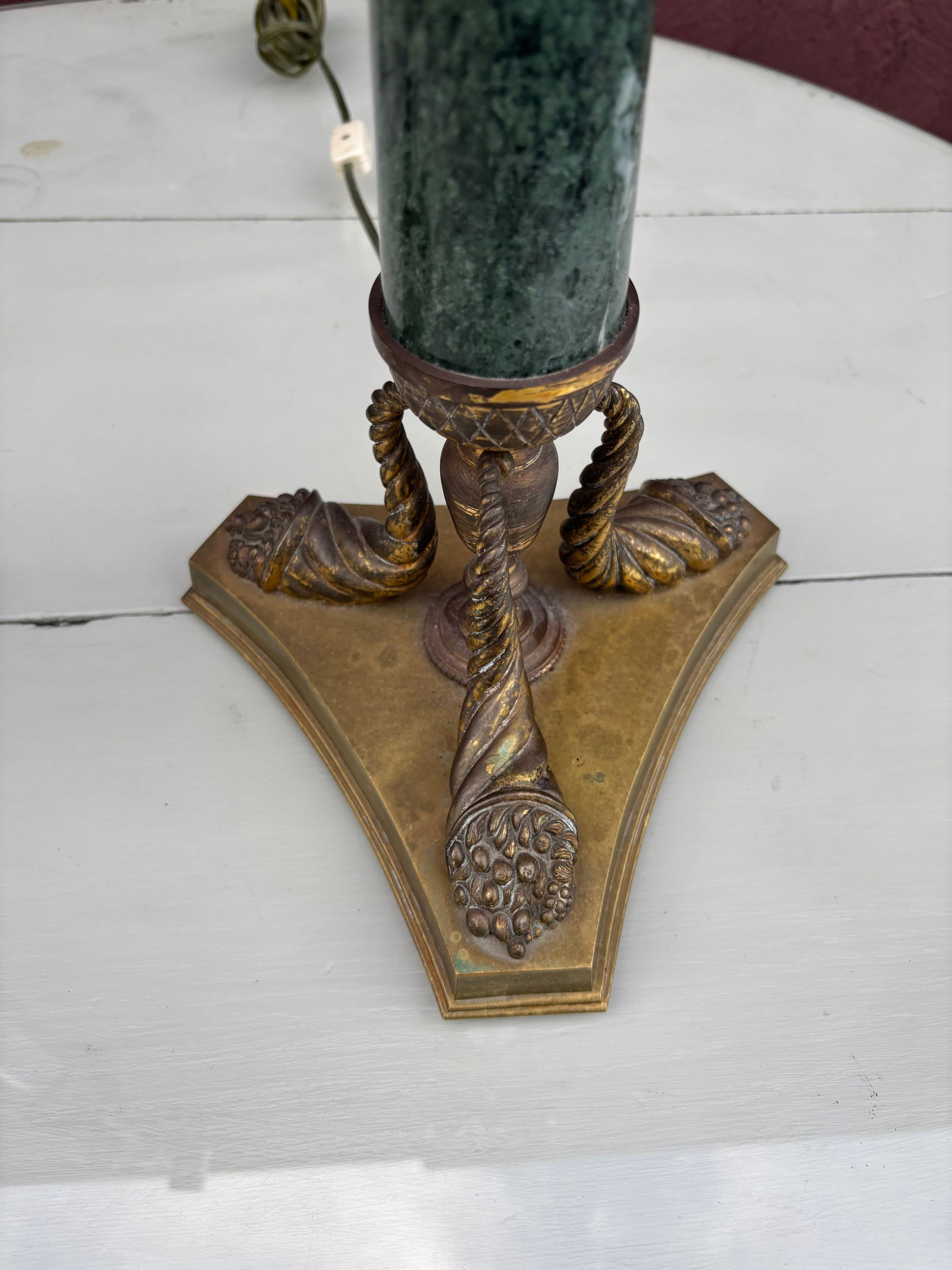 1960s Neoclassical Marble Lamps - 5