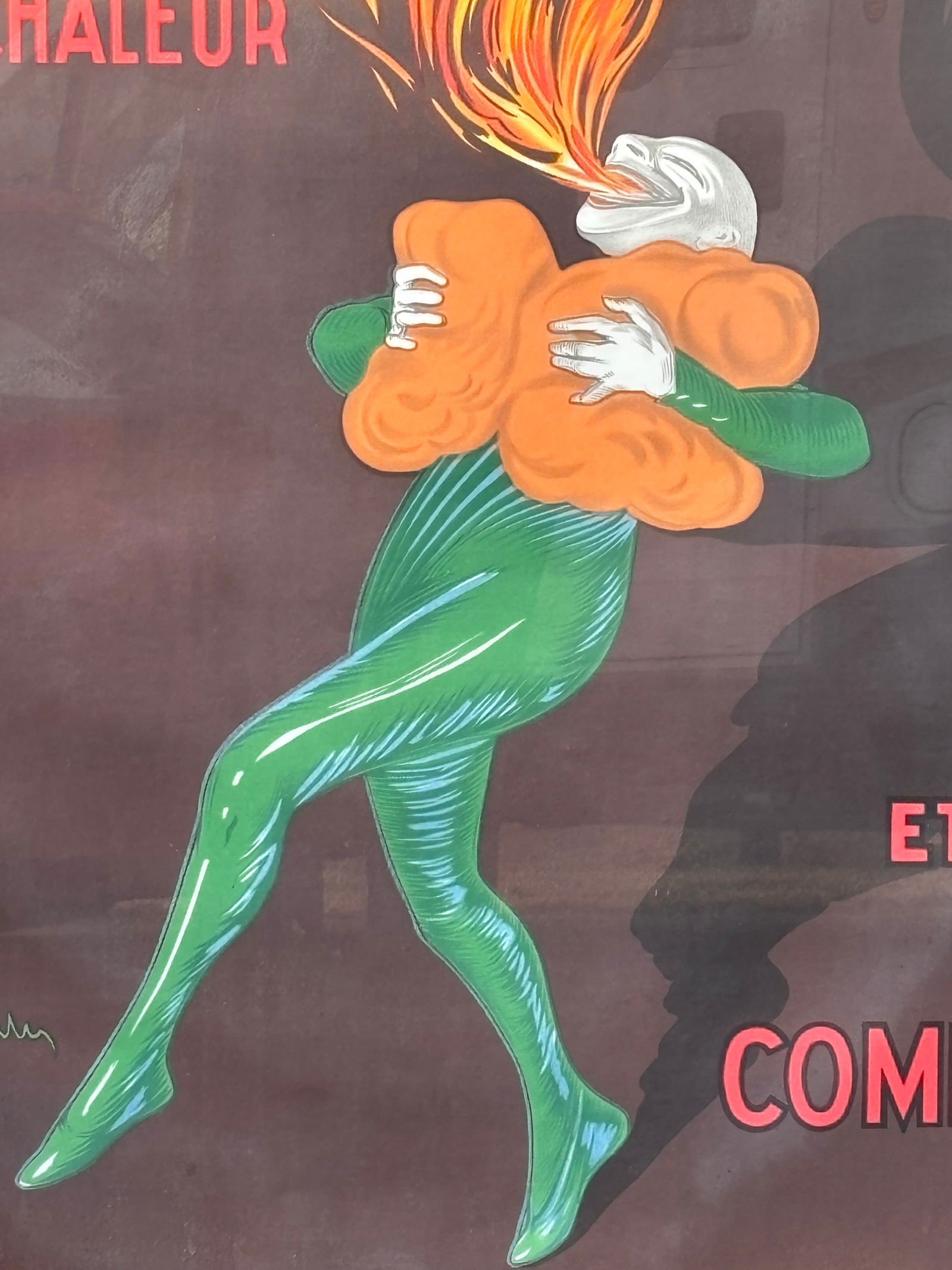 Le Thermogene - Large Original Early 20thy C. Vintage Advertising Poster by Leonetto Cappiello - - 3