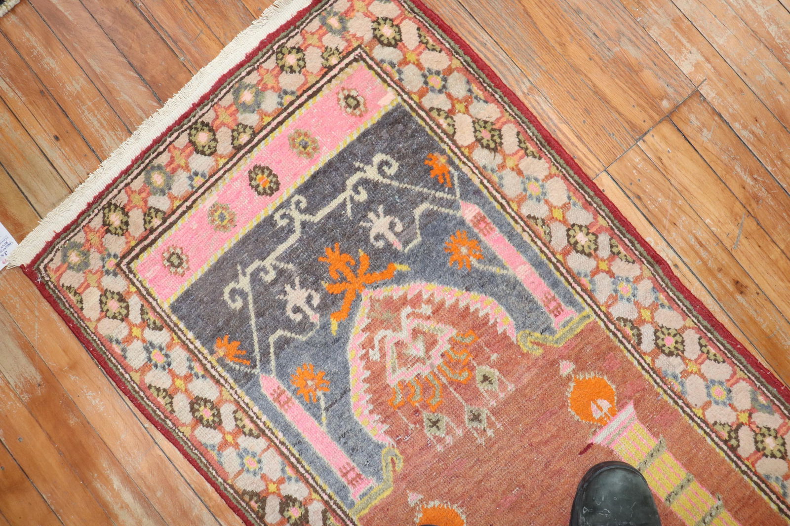 Rare Antique Khotan Prayer Rug 2'1'' X 4'1'' - 9