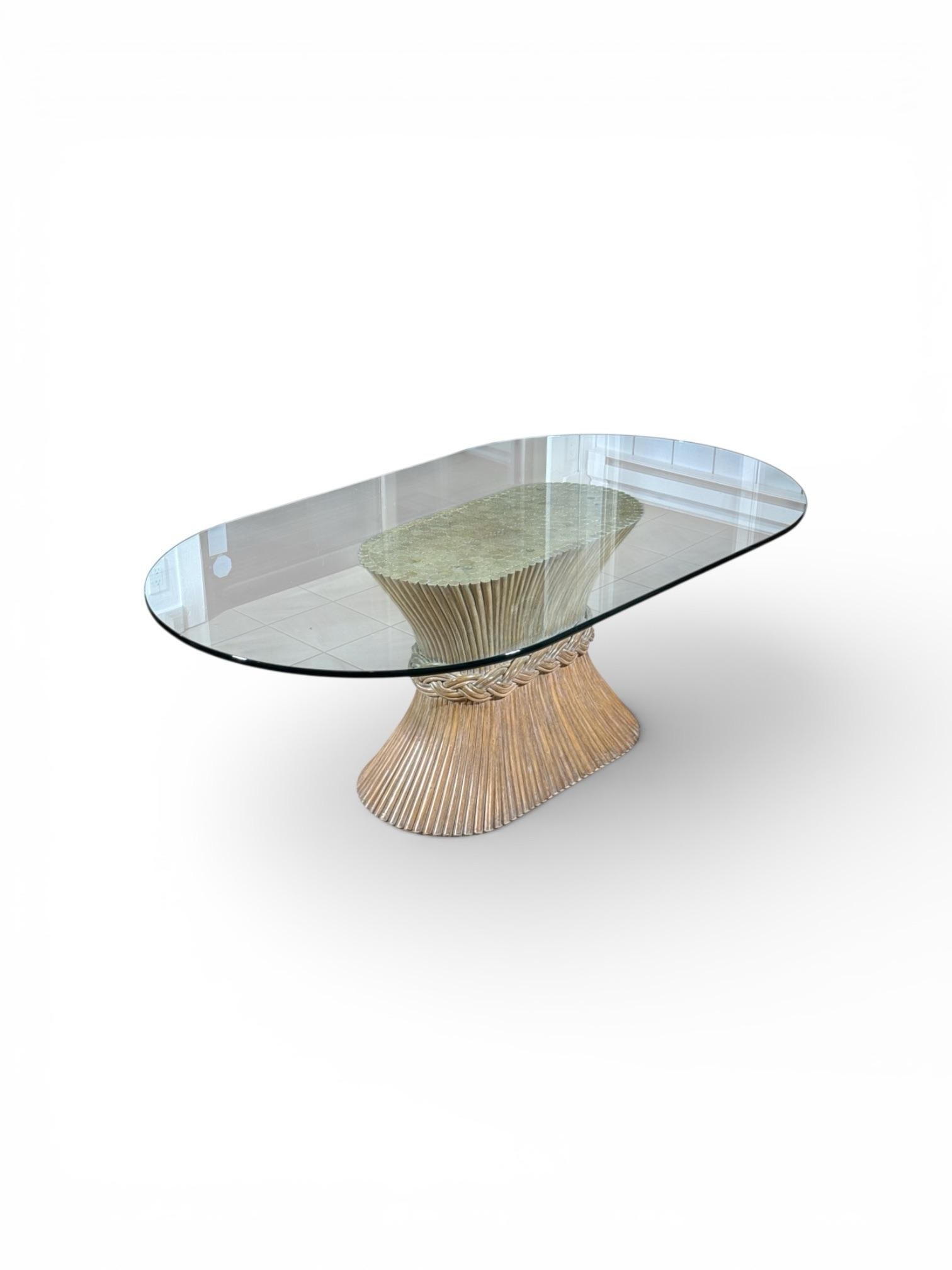 McGuire Dining Table and 8 Dining Chairs - 2