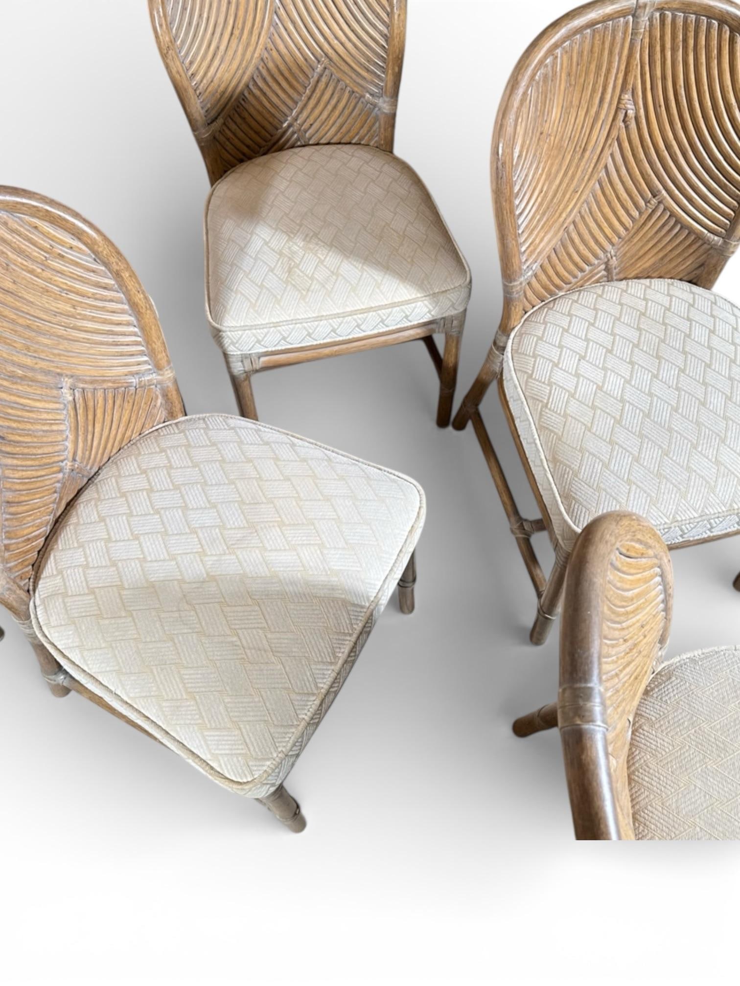 McGuire Dining Table and 8 Dining Chairs - 6