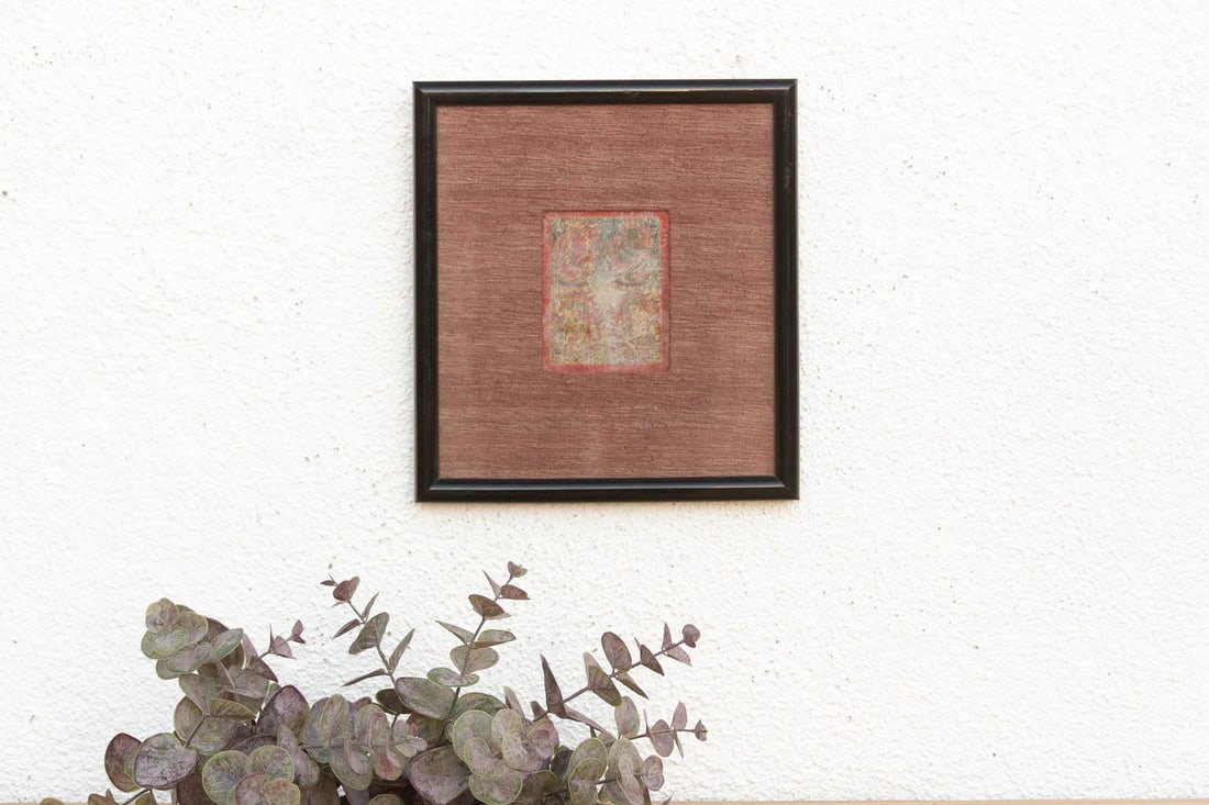 Antique Framed Tibetan Buddhist Tsakli Ritual Art - 2