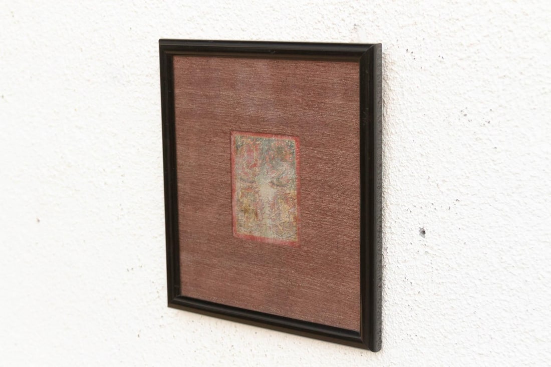 Antique Framed Tibetan Buddhist Tsakli Ritual Art - 3