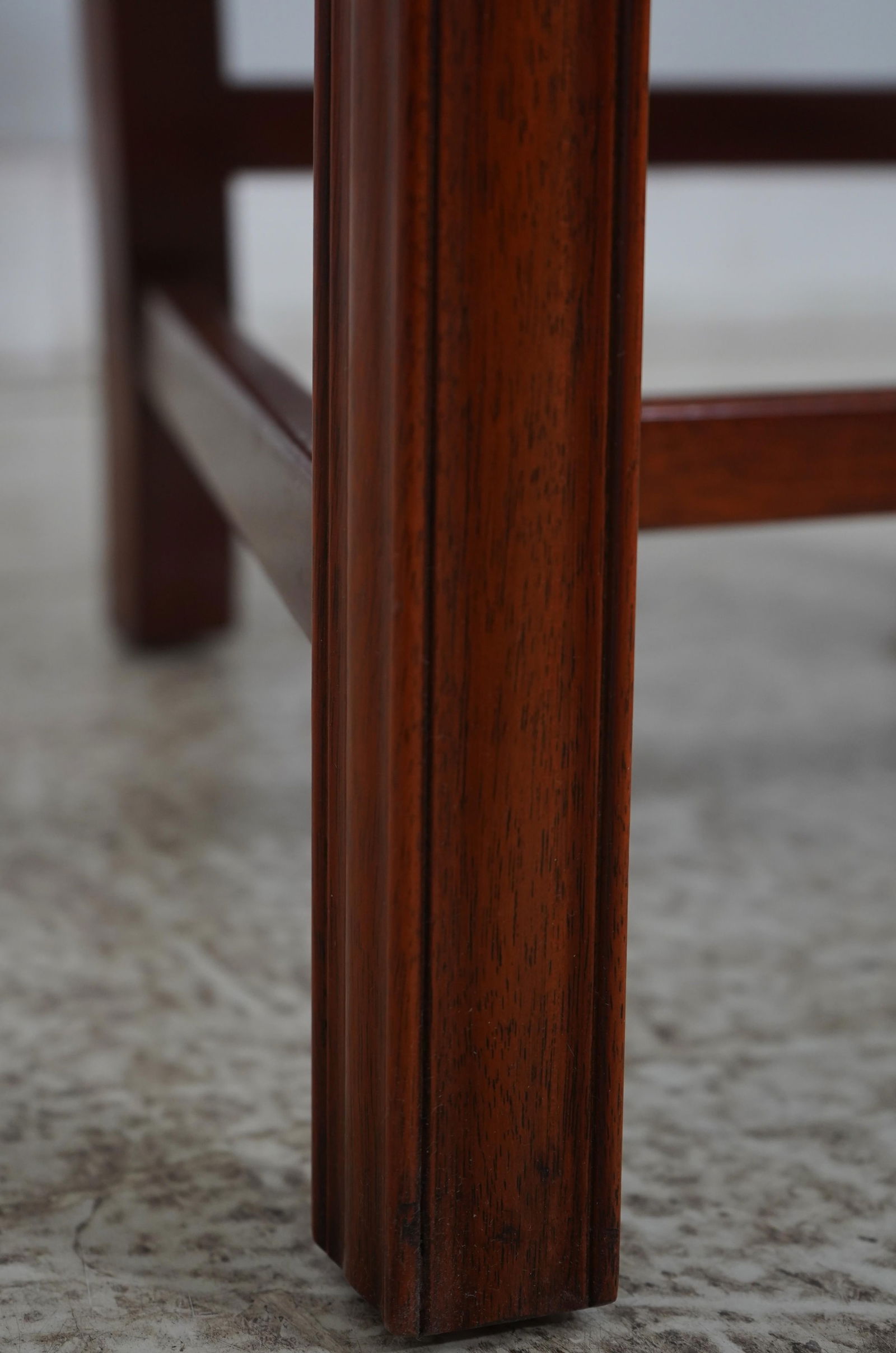 Set of 8 Kindel Mahogany Chippendale Upholstered Dining Chairs - 9