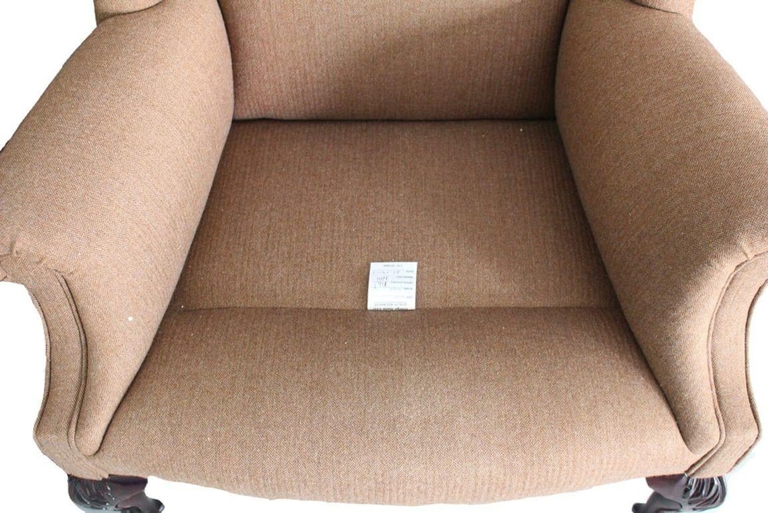 George Smith LTD Tan Wingback Chairs - Set of 2 - 5