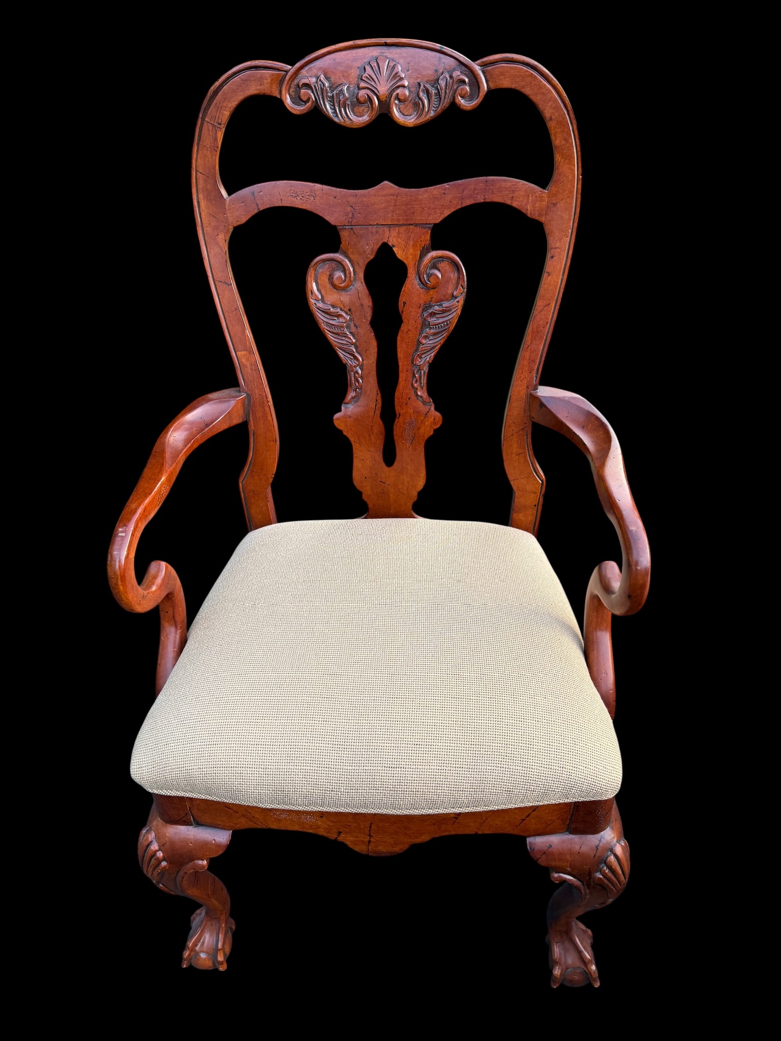 Late 20th Century Attributed to Hickory White Hampton Collection Dining Chairs - Set of 8 - 5