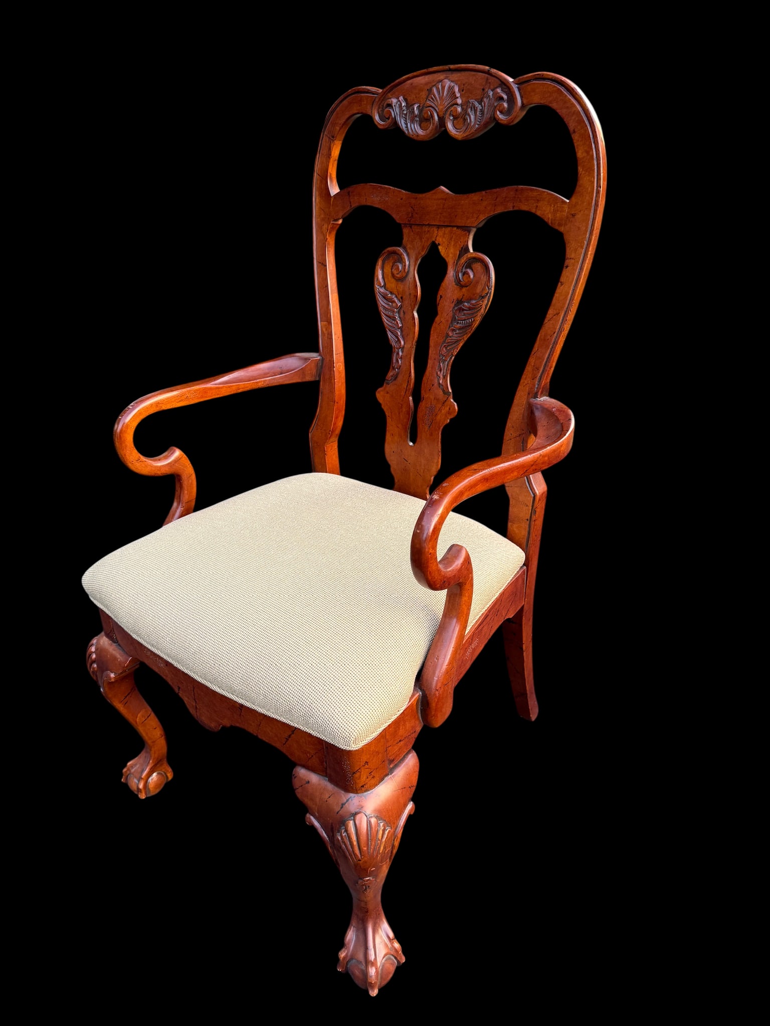 Late 20th Century Attributed to Hickory White Hampton Collection Dining Chairs - Set of 8 - 7