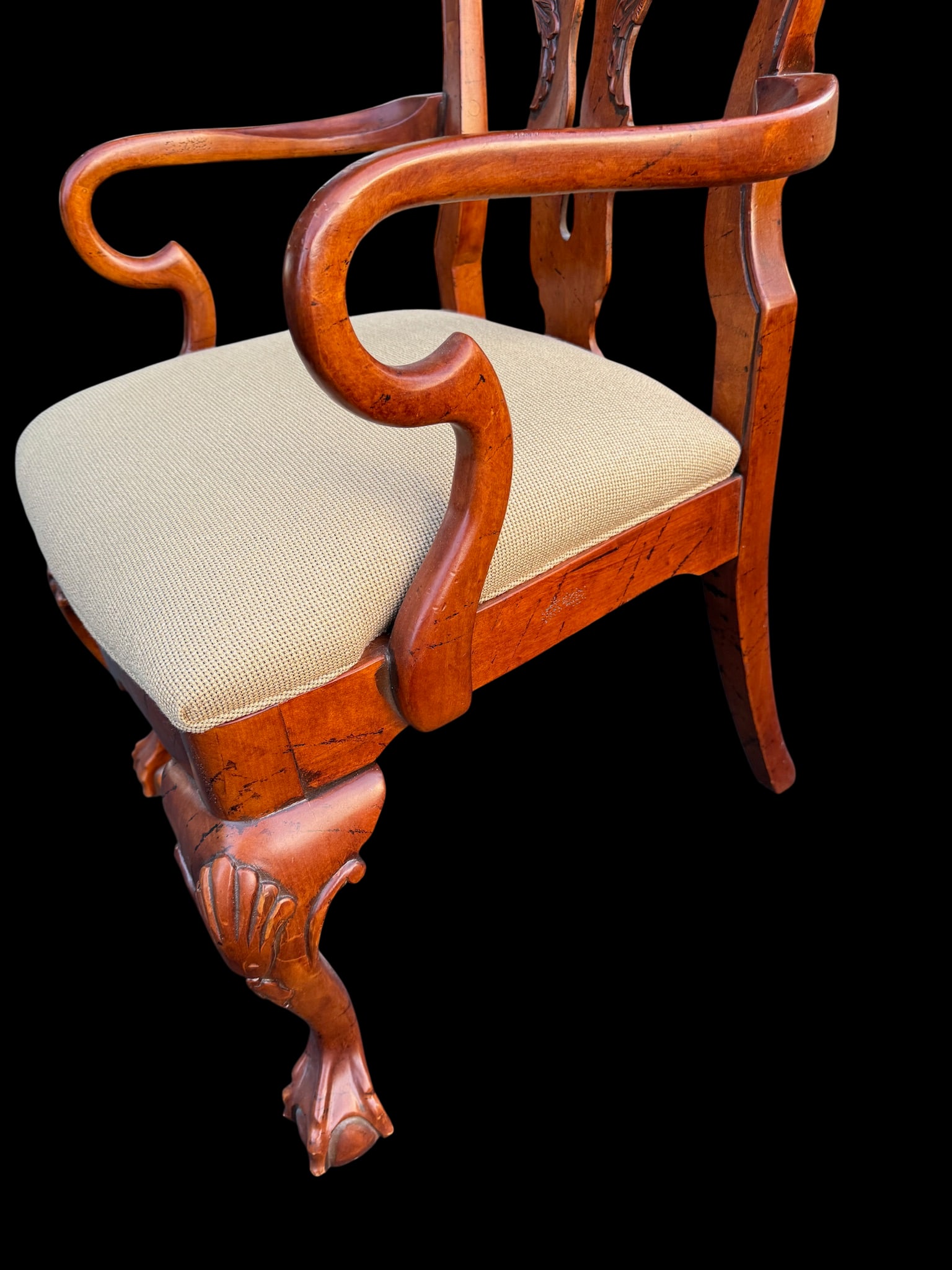 Late 20th Century Attributed to Hickory White Hampton Collection Dining Chairs - Set of 8 - 9