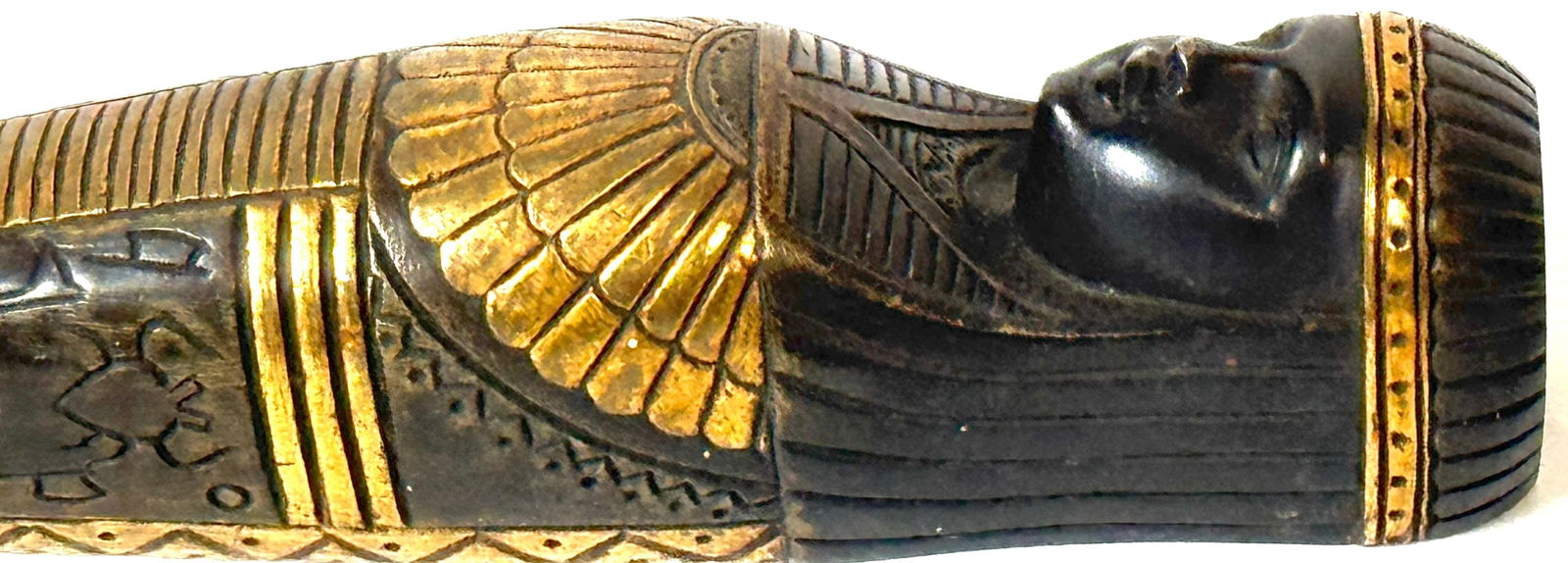 19th C. French Empire or Napoléon III Patinated & Gilt Bronze Sarcophagus Mount - 13