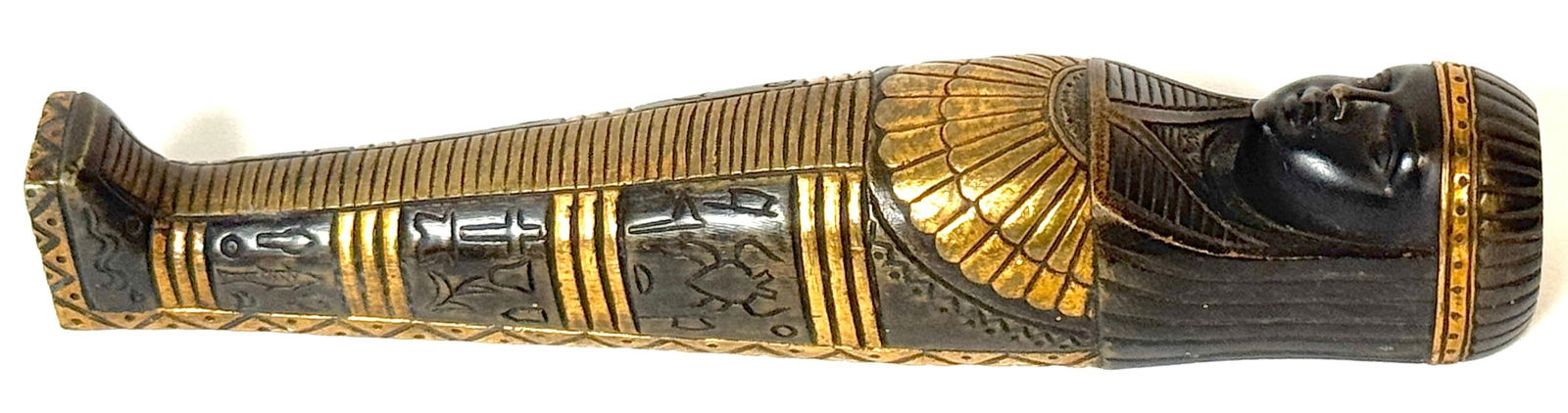 19th C. French Empire or Napoléon III Patinated & Gilt Bronze Sarcophagus Mount - 18