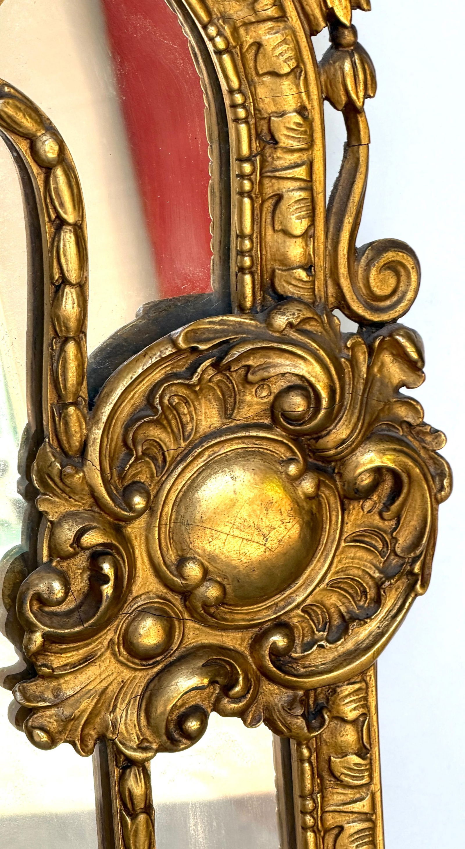 Fine French Régence / Neoclassical Style Giltwood Mirror Paris, circa 1925 - 17