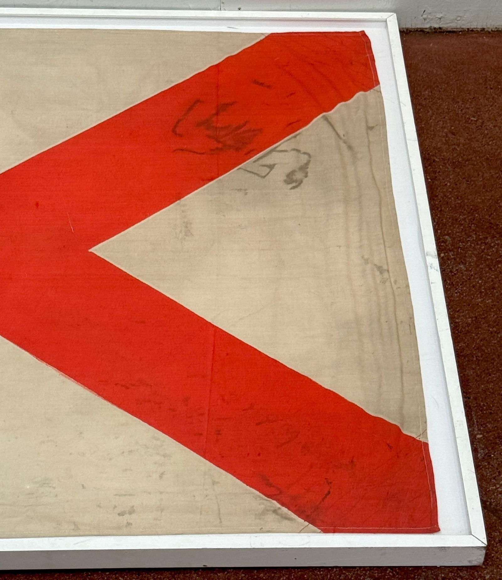 Large Early Alabama State Flag, Cotton Bunting, 1895–1918 Spanish–American War - 17