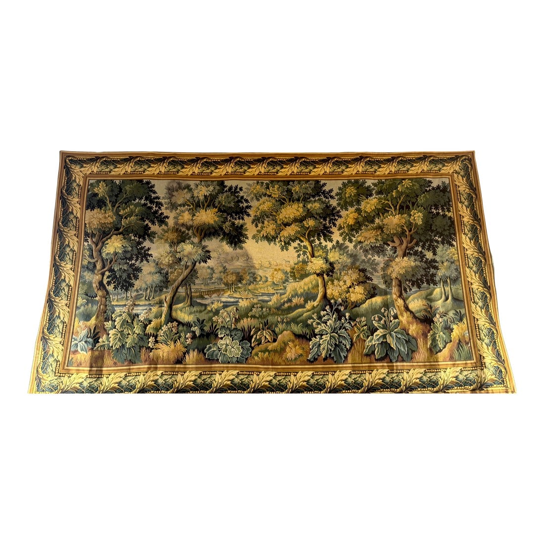 Monumental French Aubusson-Style Verdure Tapestry by Les Tapisseries d'Halluin (1 of 18)