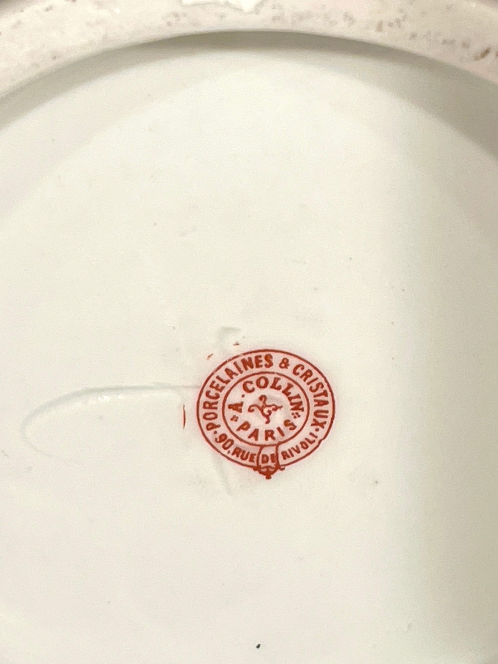 Pair of Neoclassical Apothecary Jars by Maison A Collin Porcelaines & Cristaux - 5