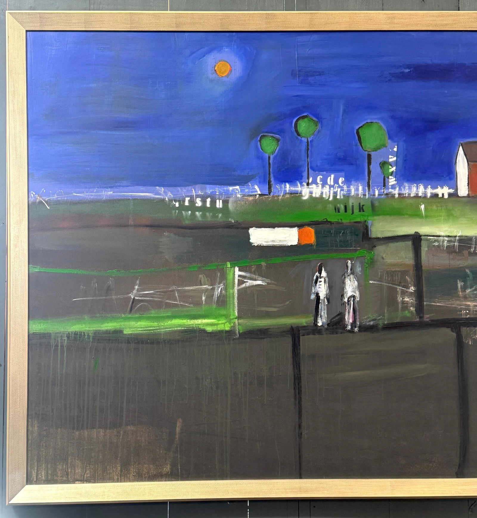 William DeBilzan (American, b. 1956) "Evening Cityscape" Monumental Mixed-Media - 11