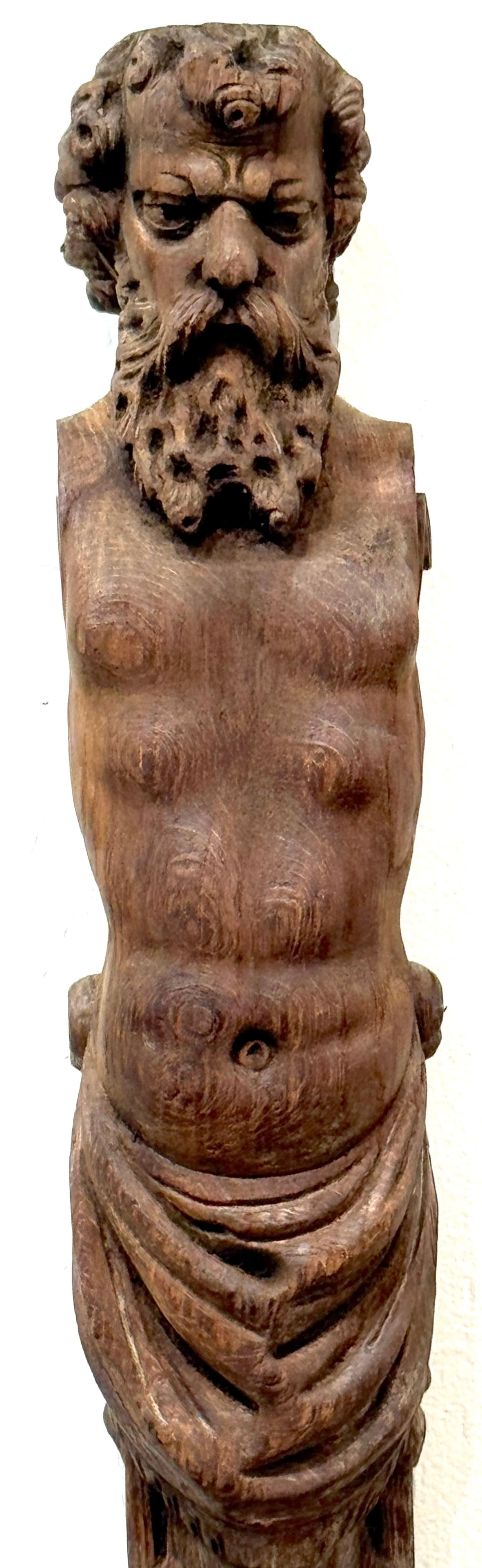 19th Century European Hercules Herm Architectural Carving - 11