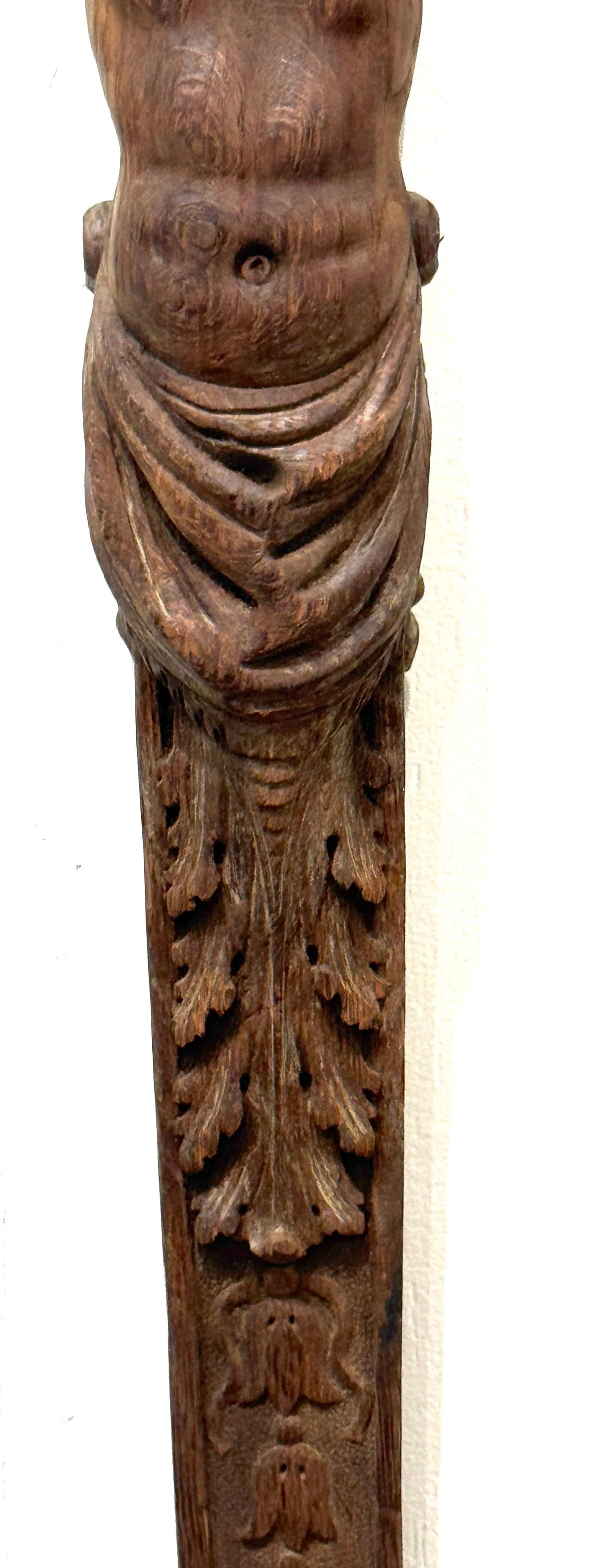 19th Century European Hercules Herm Architectural Carving - 12