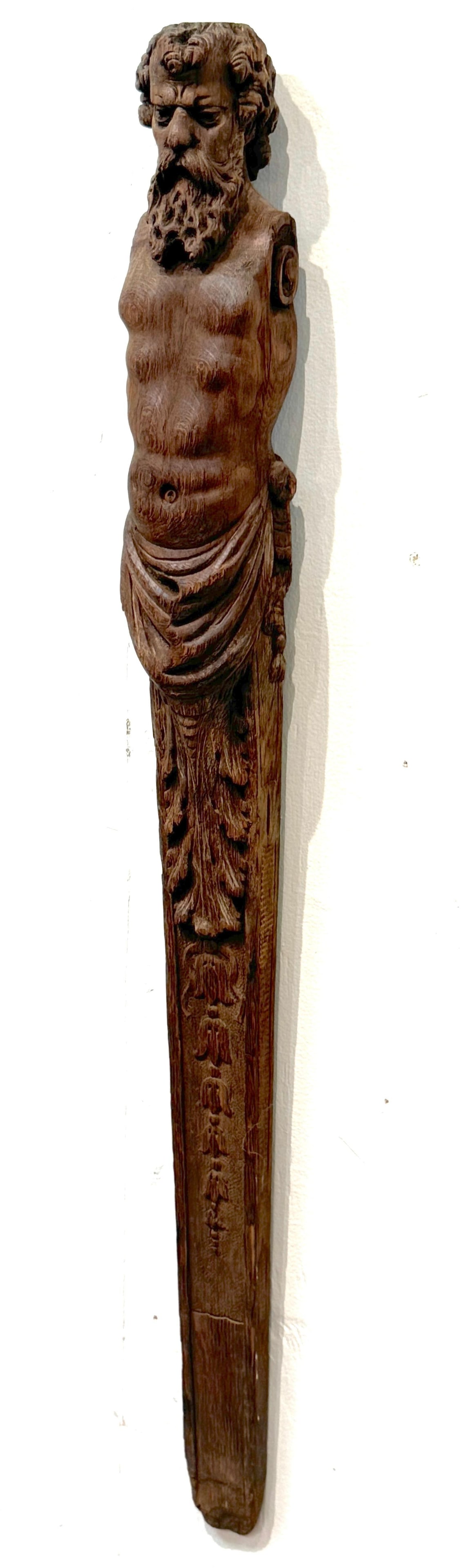 19th Century European Hercules Herm Architectural Carving - 17