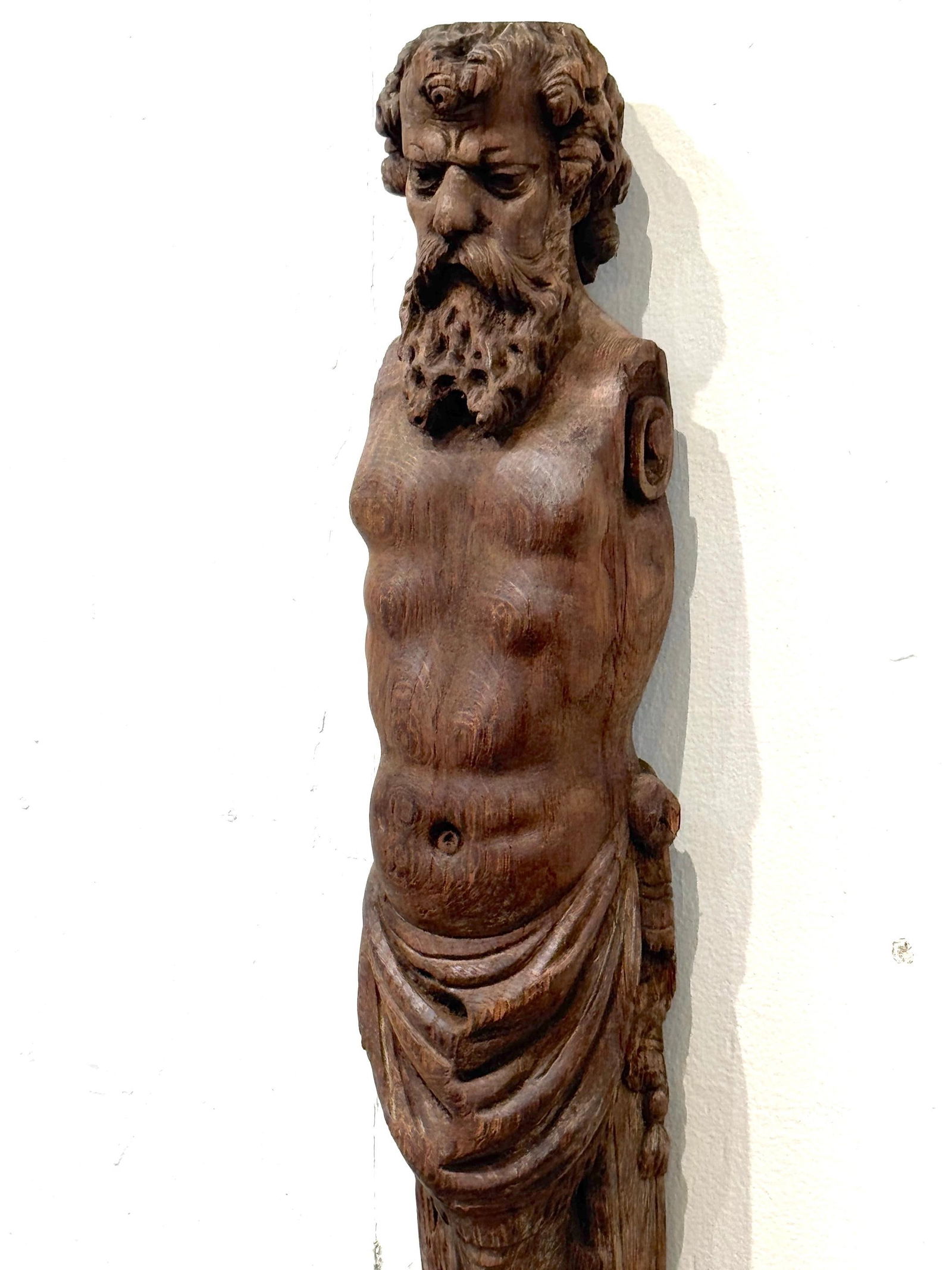 19th Century European Hercules Herm Architectural Carving - 18