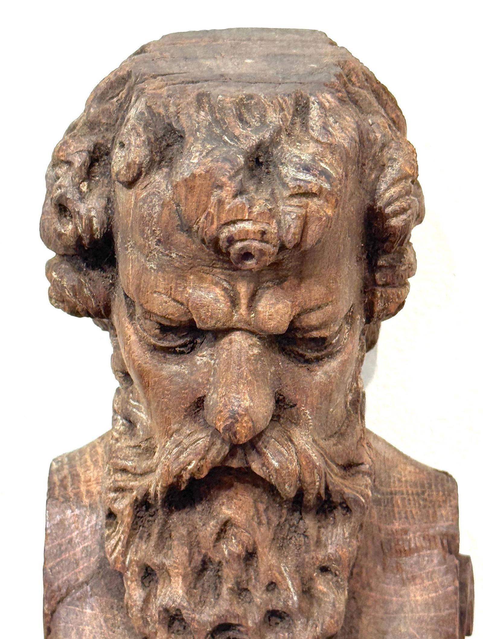 19th Century European Hercules Herm Architectural Carving - 3