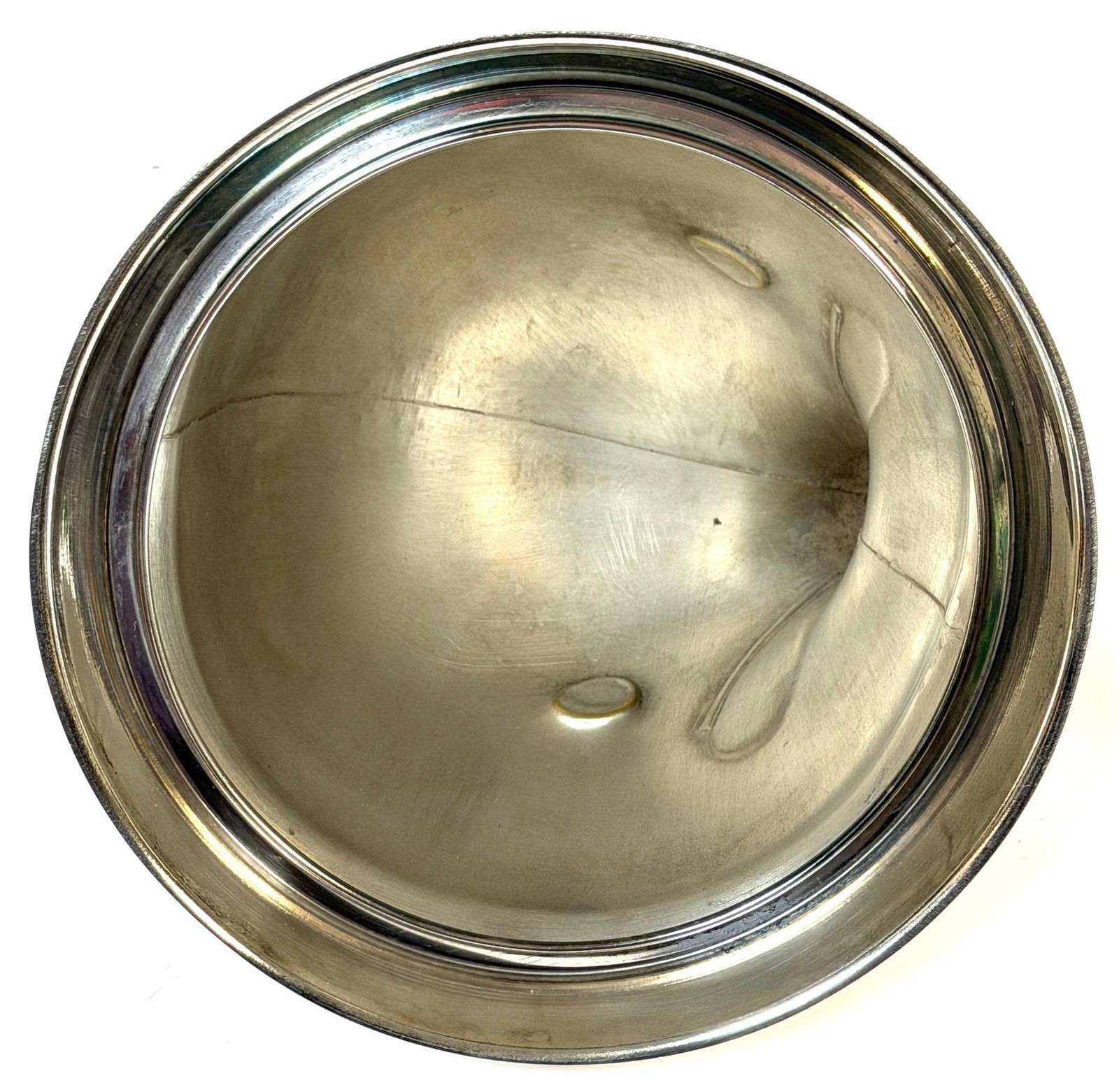 Large Italian Modern Sterling Silver & Crystal Penguin Ice Bucket, 16" High - 17