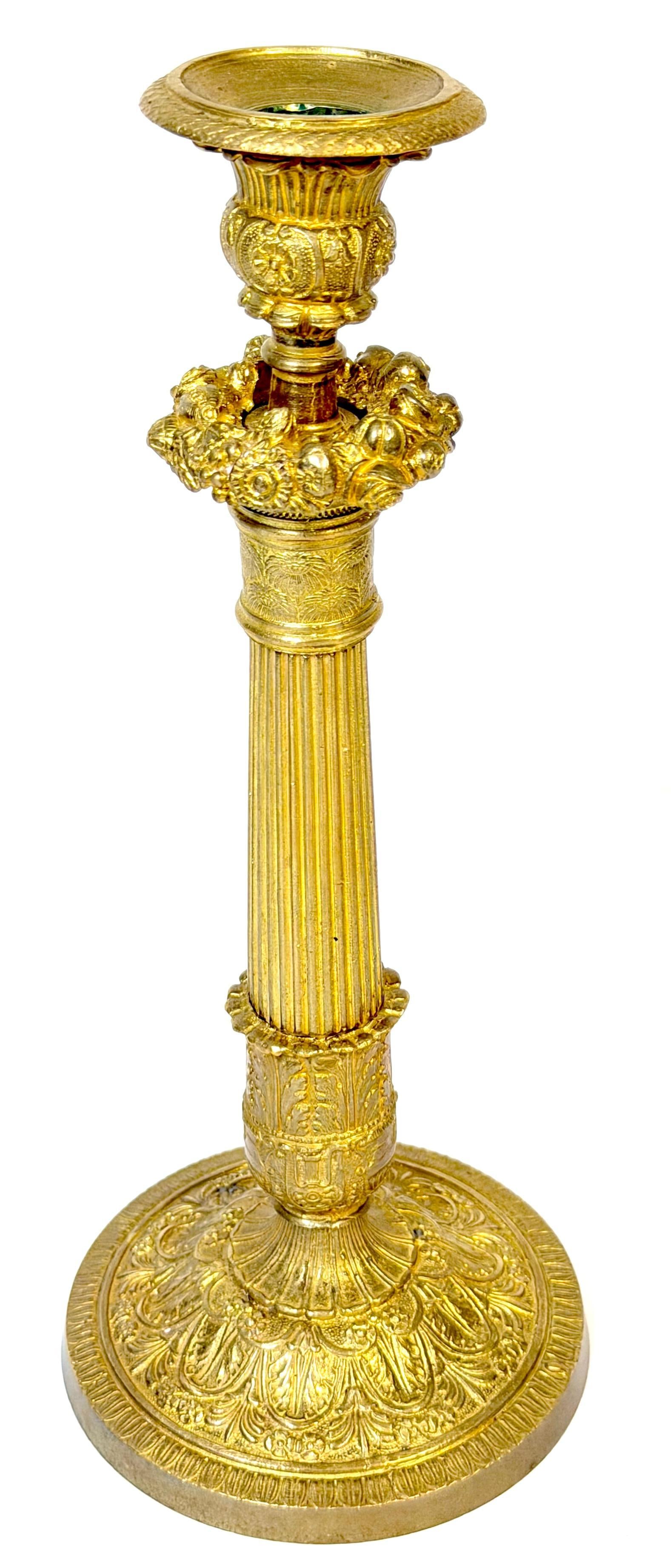 Pair Charles X Ormolu Candlesticks, France, Atrib. Pierre-FranÃ§ois Feuchère - 10