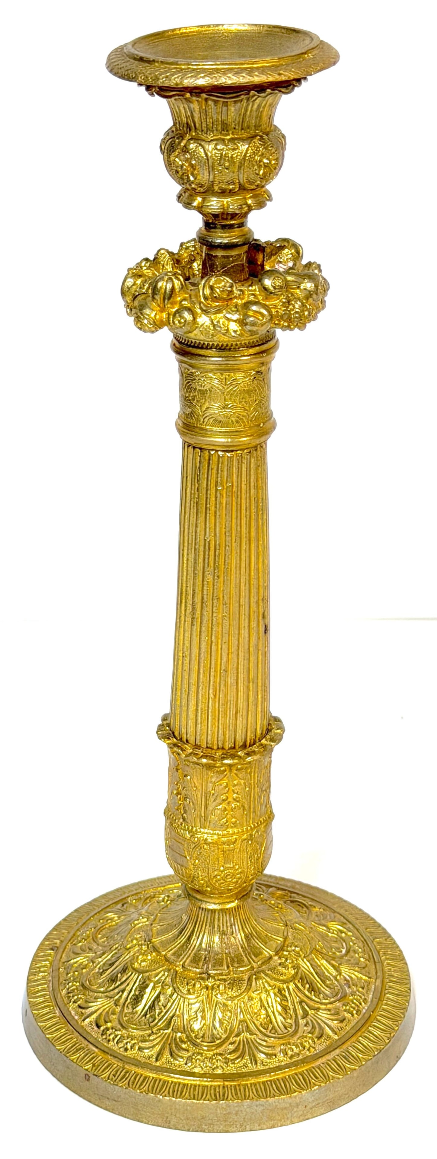 Pair Charles X Ormolu Candlesticks, France, Atrib. Pierre-FranÃ§ois Feuchère - 12