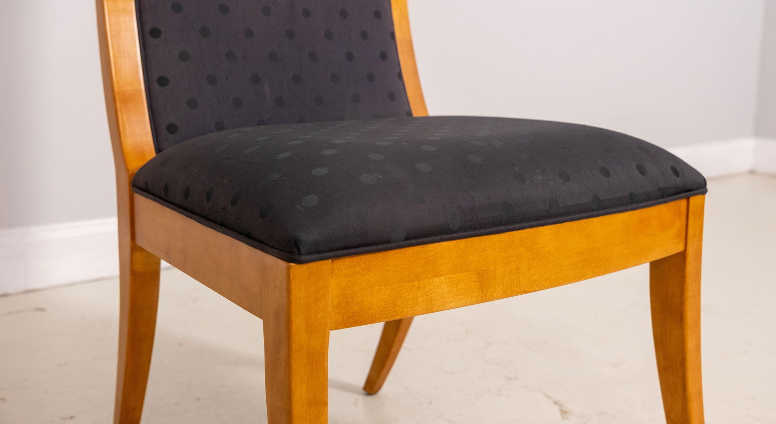 Set of 8 Hickory White Biedermeier Style Dining Room Chairs - 7