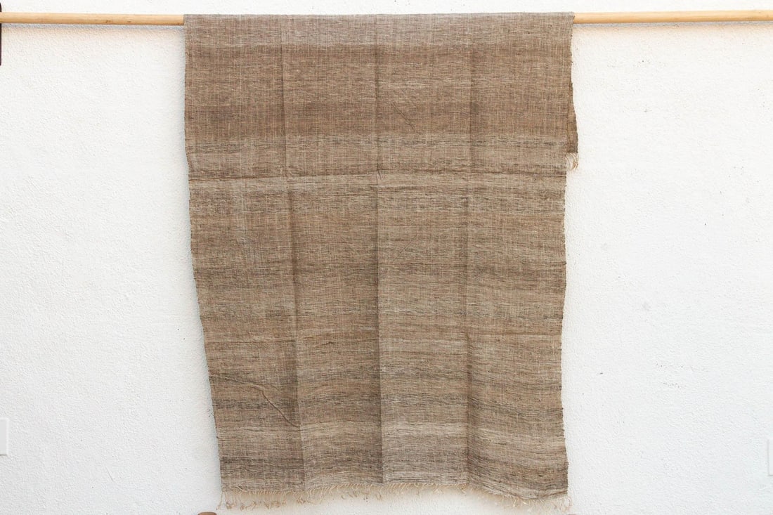 Organic Peace Silk Throw, Brown Clay - 2