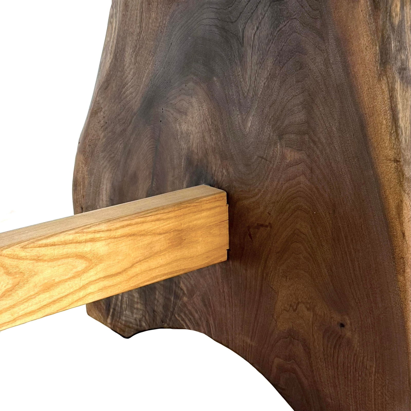 Montana Live Edge Walnut Dining Table Handcrafted by Rancher Artisan - 11