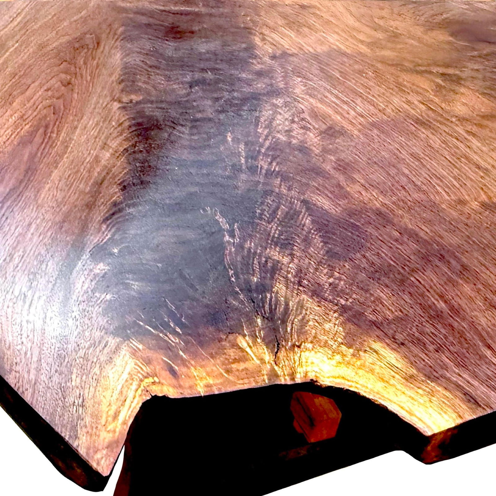 Montana Live Edge Walnut Dining Table Handcrafted by Rancher Artisan - 4