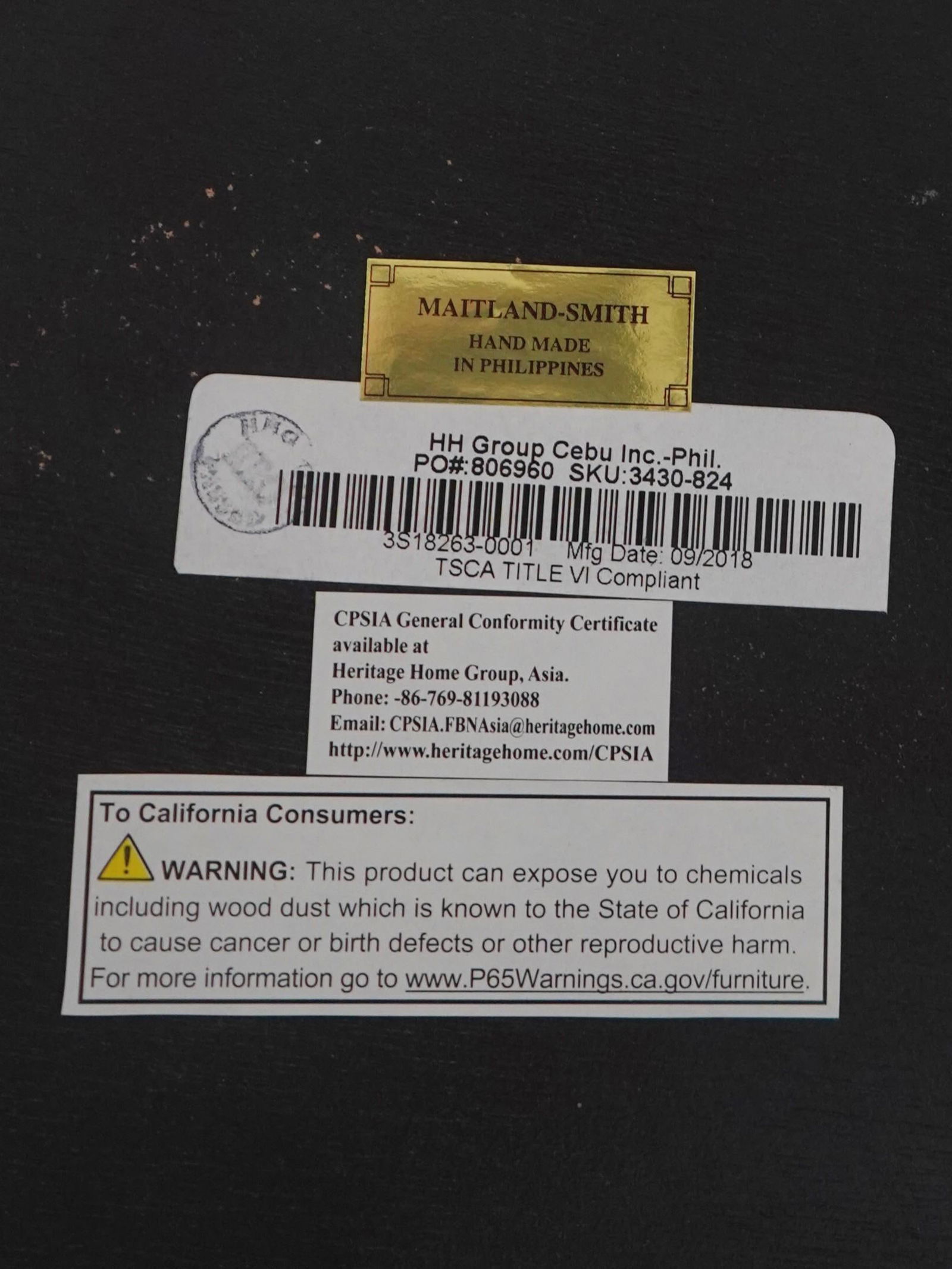 Maitland Smith 3430-824 Marble Top Mahogany Console Table - 12