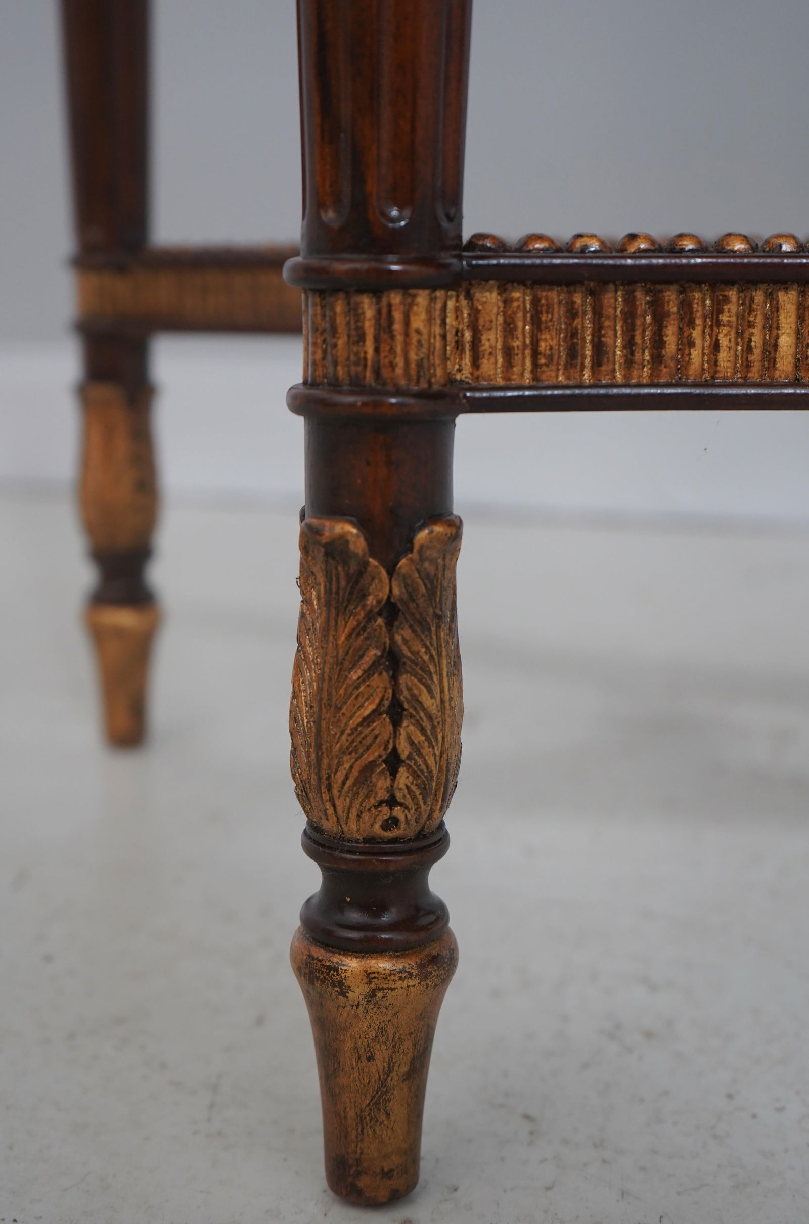 Maitland Smith 3430-824 Marble Top Mahogany Console Table - 8