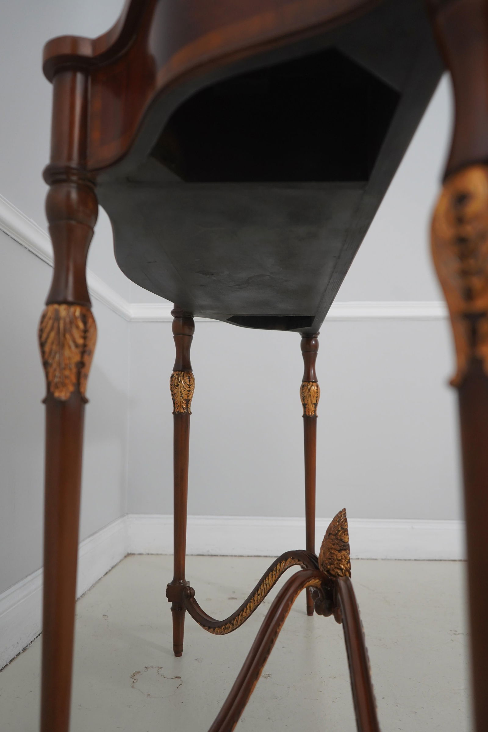 Maitland Smith Mahogany Nathan Console Table W. 2 Drawers - 15