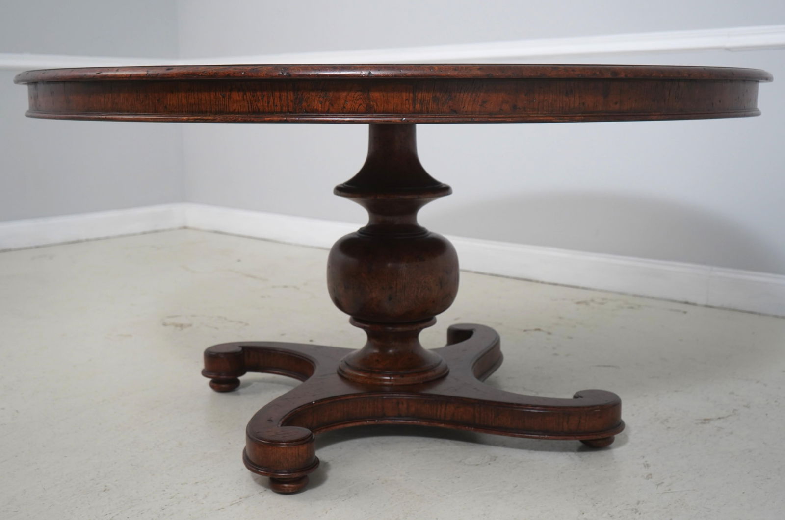 Theodore Alexander Althorp Collection Round Oak Dining Table - 2