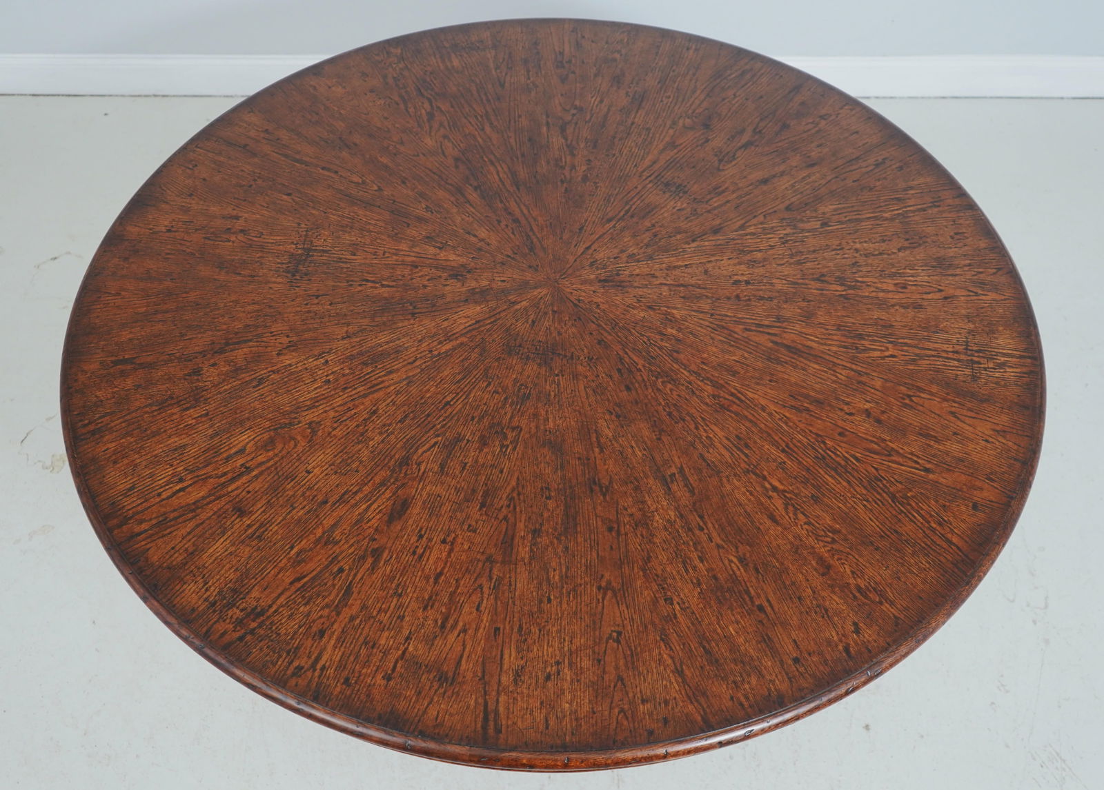 Theodore Alexander Althorp Collection Round Oak Dining Table - 3